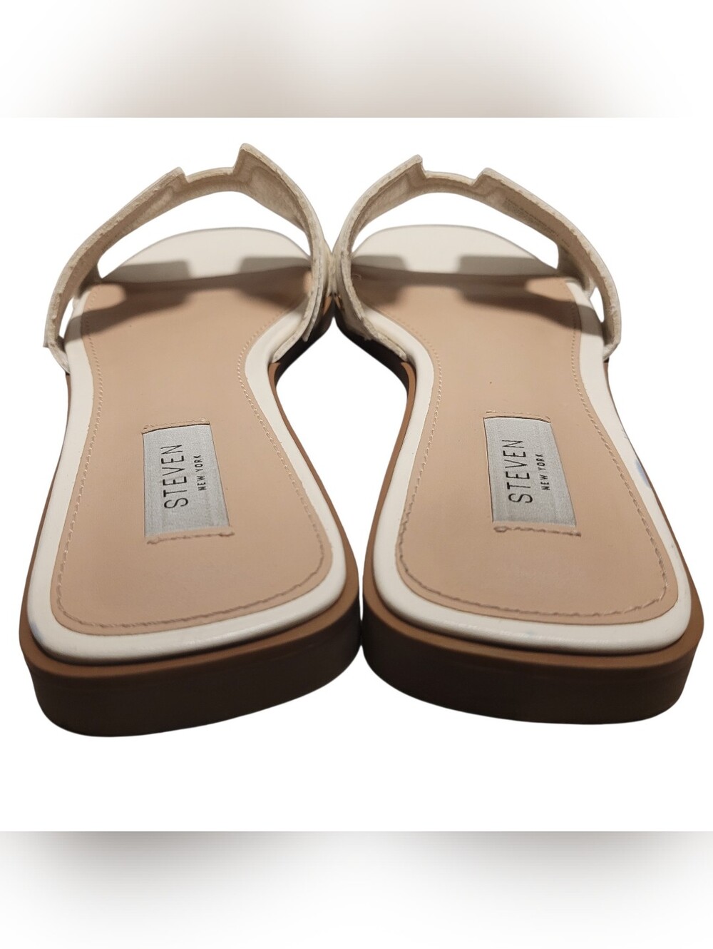 Harlien-P Steven Women's Cream Slides - Picture 5 of 8